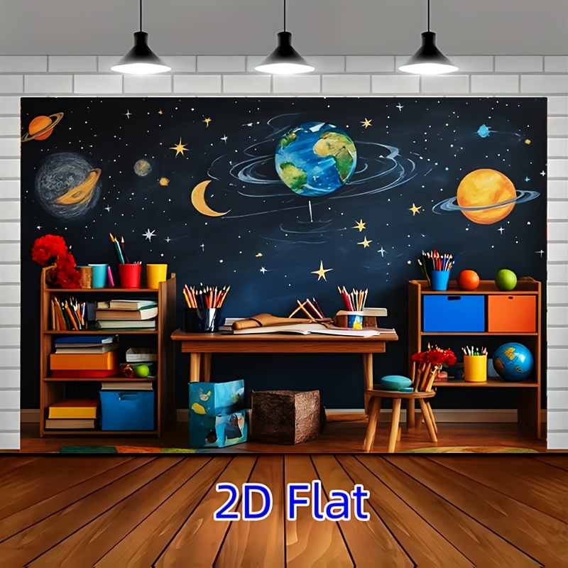 Science Nursery - لوحة جدارية قماشية لغرفة الفصول الدراسية